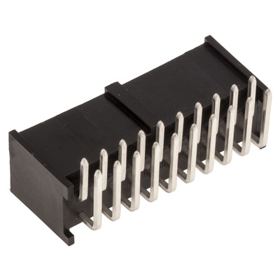 Molex C-Grid III Series Right Angle Through Hole PCB Header, 20 Contact(s), 2.54mm Pitch, 2 Row(s), Shrouded
