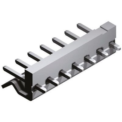 Molex SPOX Series Straight Through Hole Pin Header, 7 Contact(s), 5.08mm Pitch, 1 Row(s), Unshrouded