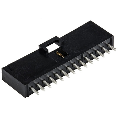 Molex SL Series Straight Through Hole PCB Header, 14 Contact(s), 2.54mm Pitch, 1 Row(s), Shrouded