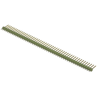 TE Connectivity AMPMODU MOD II Series Straight Through Hole Pin Header, 50 Contact(s), 2.54mm Pitch, 1 Row(s),