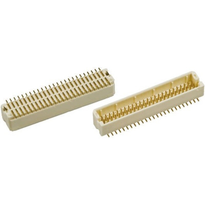 Hirose DF20 Series Straight Surface Mount PCB Header, 30 Contact(s), 1.0mm Pitch, 2 Row(s), Shrouded
