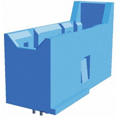 TE Connectivity AMPMODU MOD II Series Straight Through Hole PCB Header, 26 Contact(s), 2.54mm Pitch, 2 Row(s), Shrouded