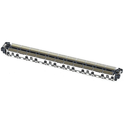 TE Connectivity Free Height Series Straight Surface Mount PCB Header, 220 Contact(s), 0.5mm Pitch, 2 Row(s), Shrouded