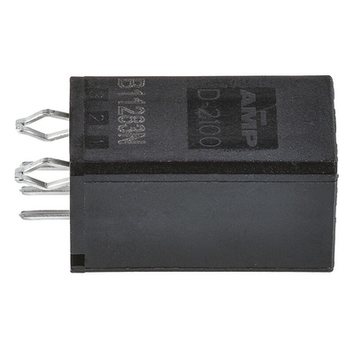 TE Connectivity Dynamic 2000 Series Straight Through Hole PCB Header, 3 Contact(s), 2.5mm Pitch, 1 Row(s), Shrouded