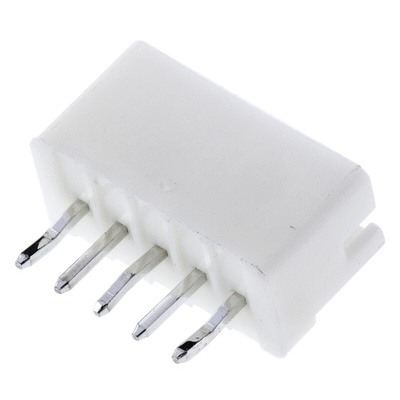 TE Connectivity HPI Series Straight Through Hole PCB Header, 5 Contact(s), 2.0mm Pitch, 1 Row(s), Shrouded