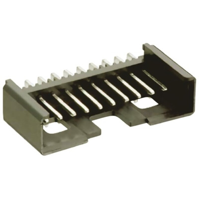 Lumberg Minimodul Series Right Angle Through Hole PCB Header, 6 Contact(s), 2.5mm Pitch, 1 Row(s), Shrouded