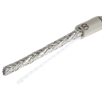 Alpha Wire Multicore Data Cable, 0.56 mm², 2 Cores, 20 AWG, Screened, 50m, Grey Sheath