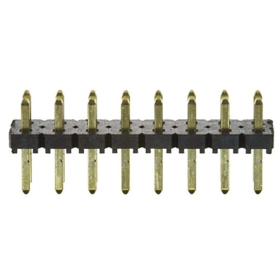 Samtec TLW Series Straight Through Hole Pin Header, 16 Contact(s), 2.54mm Pitch, 2 Row(s), Unshrouded