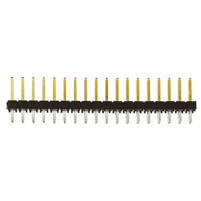 Samtec TSW Series Straight Through Hole Pin Header, 36 Contact(s), 2.54mm Pitch, 2 Row(s), Unshrouded