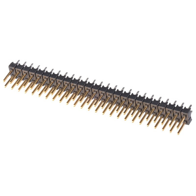 Samtec TSW Series Straight Through Hole Pin Header, 50 Contact(s), 2.54mm Pitch, 2 Row(s), Unshrouded
