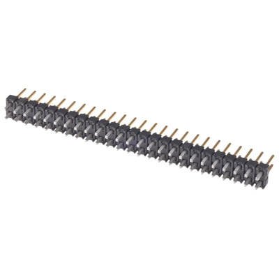 Samtec TSW Series Straight Through Hole Pin Header, 50 Contact(s), 2.54mm Pitch, 2 Row(s), Unshrouded