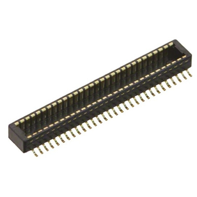 Hirose DF40 Series Straight Surface Mount PCB Header, 60 Contact(s), 0.4mm Pitch, 2 Row(s), Shrouded