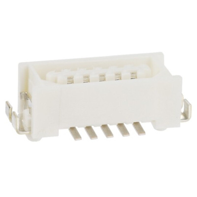 Hirose DF9 Series Straight Surface Mount PCB Header, 11 Contact(s), 1.0mm Pitch, 2 Row(s), Shrouded