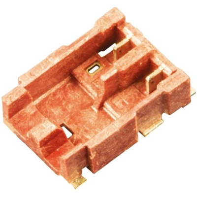 Hirose DF61 Series Straight Surface Mount PCB Header, 2 Contact(s), 2.2mm Pitch, 1 Row(s), Shrouded