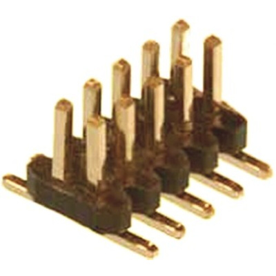 Amphenol Communications Solutions Minitek127 Series Straight Surface Mount Pin Header, 16 Contact(s), 1.27mm Pitch, 2
