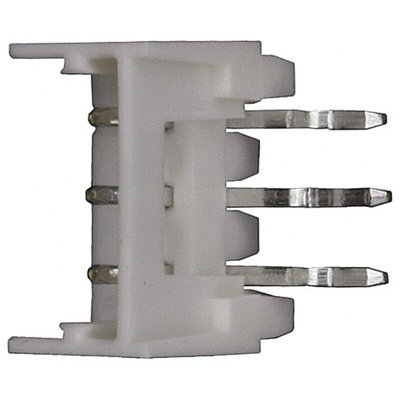 Molex Micro-Latch Series Right Angle Through Hole PCB Header, 3 Contact(s), 2.0mm Pitch, 1 Row(s), Shrouded