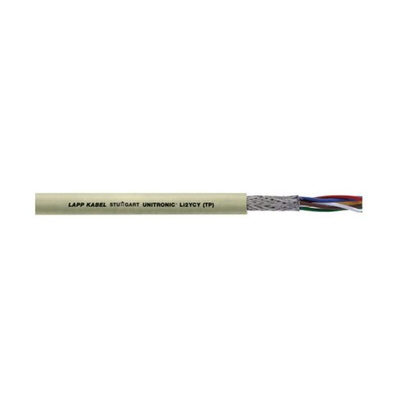 Lapp Twisted Pair Data Cable, 4 Pairs, 0.5 mm², 8 Cores, 20 AWG, Screened, 50m, Grey Sheath