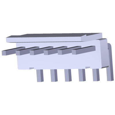 TE Connectivity Economy Power Series Right Angle Through Hole PCB Header, 2 Contact(s), 3.96mm Pitch, 1 Row(s), Shrouded