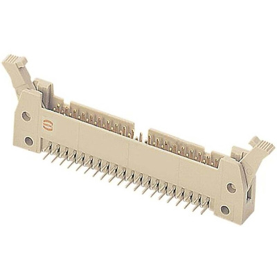 Harting SEK 18 Series Right Angle Through Hole PCB Header, 6 Contact(s), 2.54mm Pitch, 2 Row(s), Shrouded