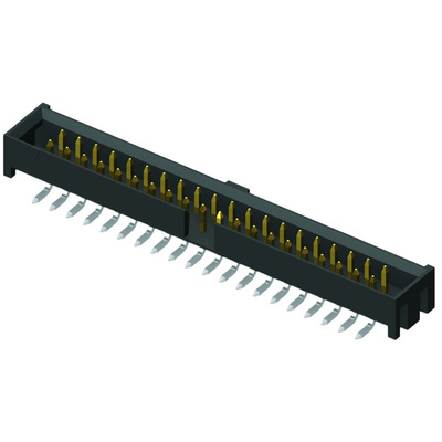 Samtec STMM Series Straight Surface Mount PCB Header, 10 Contact(s), 2.0mm Pitch, 2 Row(s), Shrouded