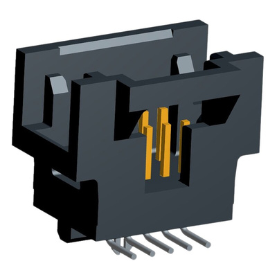 TE Connectivity AMPMODU System 50 Series Straight Surface Mount PCB Header, 10 Contact(s), 1.27mm Pitch, 2 Row(s),