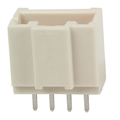 Hirose DF1E Series Straight Through Hole PCB Header, 4 Contact(s), 2.5mm Pitch, 1 Row(s), Shrouded