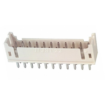 JST PHD Series Straight Through Hole PCB Header, 22 Contact(s), 2.0mm Pitch, 2 Row(s), Shrouded