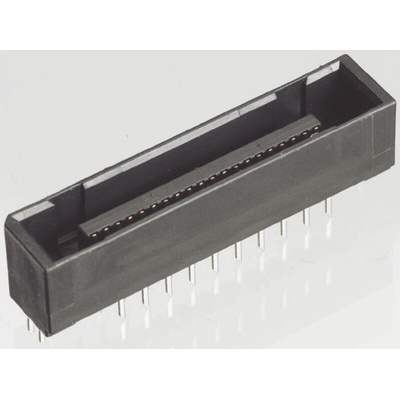 JAE TX25 Series Straight Through Hole PCB Header, 60 Contact(s), 1.27mm Pitch, 2 Row(s), Shrouded