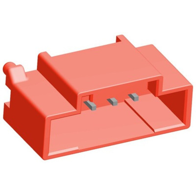 TE Connectivity Grace Inertia Series Straight Through Hole PCB Header, 6 Contact(s), 2.5mm Pitch, 1 Row(s), Shrouded