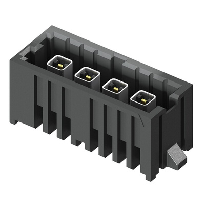 Samtec IP5 Series Straight Through Hole PCB Header, 1 Contact(s), 4.0mm Pitch, 1 Row(s), Shrouded
