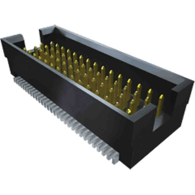 Samtec TOLC Series Straight Surface Mount PCB Header, 40 Contact(s), 1.27mm Pitch, 4 Row(s), Shrouded