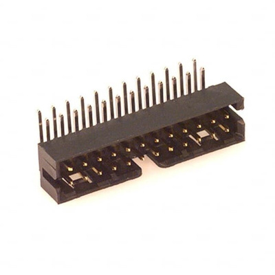 Molex Milli-Grid Series Right Angle Through Hole PCB Header, 24 Contact(s), 2.0mm Pitch, 2 Row(s), Shrouded