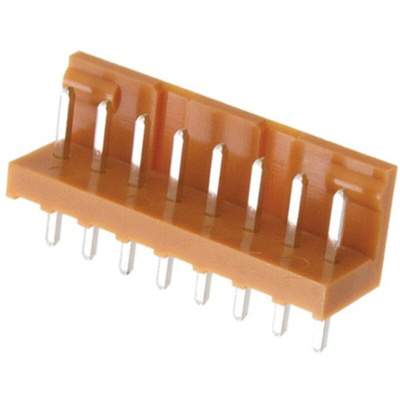 JAE IL-G Series Straight Through Hole PCB Header, 8 Contact(s), 2.5mm Pitch, 1 Row(s), Shrouded