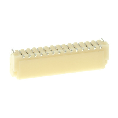 JST SH Series Straight Surface Mount PCB Header, 14 Contact(s), 1.0mm Pitch, 1 Row(s), Shrouded