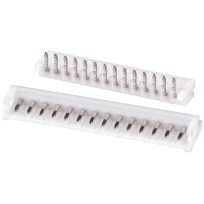 JST EH Series Right Angle Through Hole PCB Header, 14 Contact(s), 2.5mm Pitch, 1 Row(s), Shrouded
