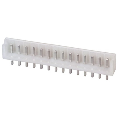 JST EH Series Straight Through Hole PCB Header, 14 Contact(s), 2.5mm Pitch, 1 Row(s), Shrouded