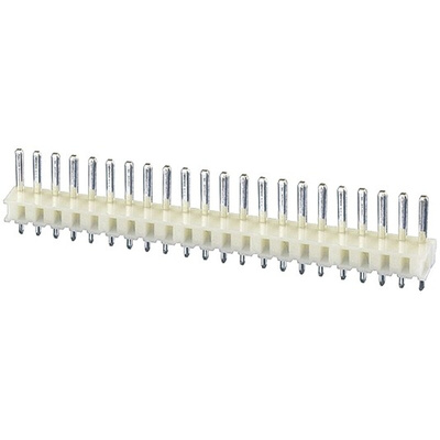 JST NH Series Straight Through Hole Pin Header, 22 Contact(s), 2.5mm Pitch, 1 Row(s), Unshrouded