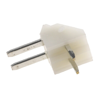 JST NH Series Right Angle Through Hole Pin Header, 2 Contact(s), 2.5mm Pitch, 1 Row(s), Unshrouded
