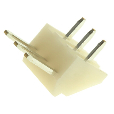 JST NH Series Right Angle Through Hole Pin Header, 3 Contact(s), 2.5mm Pitch, 1 Row(s), Unshrouded
