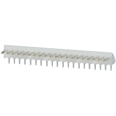 JST NH Series Right Angle Through Hole Pin Header, 20 Contact(s), 2.5mm Pitch, 1 Row(s), Unshrouded