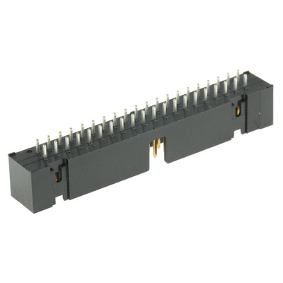 Hirose HIF3FC Series Straight Through Hole PCB Header, 40 Contact(s), 2.54mm Pitch, 2 Row(s), Shrouded