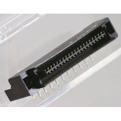 KEL Corporation 8800 Series Right Angle Through Hole PCB Header, 80 Contact(s), 1.27mm Pitch, 2 Row(s), Shrouded