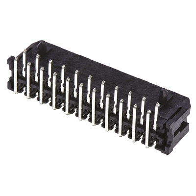 Molex Micro-Fit 3.0 Series Right Angle Through Hole PCB Header, 22 Contact(s), 3.0mm Pitch, 2 Row(s), Shrouded