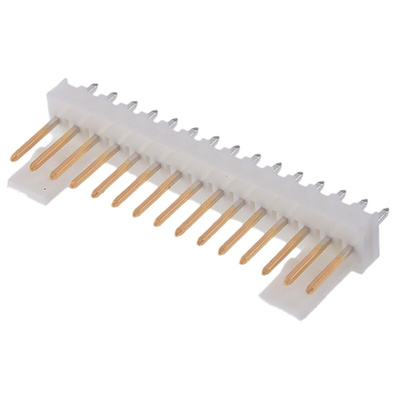 Molex KK 254 Series Straight Through Hole Pin Header, 15 Contact(s), 2.54mm Pitch, 1 Row(s), Unshrouded