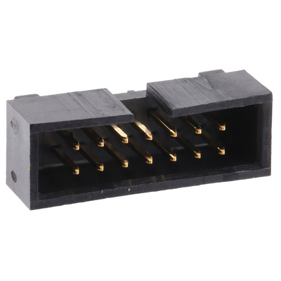 Molex C-Grid Series Straight Through Hole PCB Header, 14 Contact(s), 2.54mm Pitch, 2 Row(s), Shrouded
