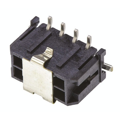 Molex Micro-Fit 3.0 Series Straight Surface Mount PCB Header, 8 Contact(s), 3.0mm Pitch, 2 Row(s), Shrouded