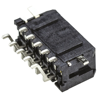 Molex Micro-Fit 3.0 Series Right Angle Surface Mount PCB Header, 10 Contact(s), 3.0mm Pitch, 2 Row(s), Shrouded