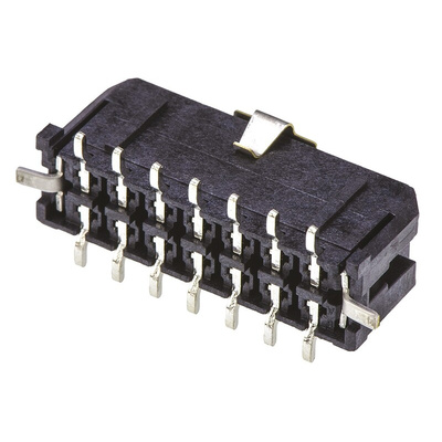 Molex Micro-Fit 3.0 Series Straight Surface Mount PCB Header, 14 Contact(s), 3.0mm Pitch, 2 Row(s), Shrouded