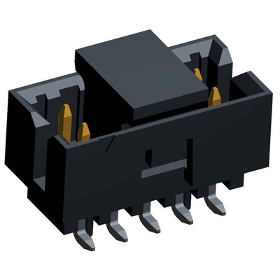 Molex Milli-Grid Series Straight Surface Mount PCB Header, 10 Contact(s), 2.0mm Pitch, 2 Row(s), Shrouded