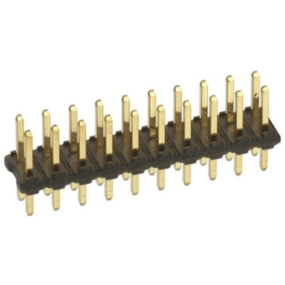 Amphenol FCI BergStik Series Straight Through Hole Pin Header, 72 Contact(s), 2.54mm Pitch, 2 Row(s), Unshrouded